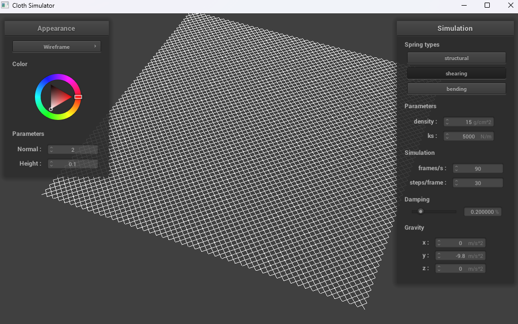 CS 184 Cloth Simulator